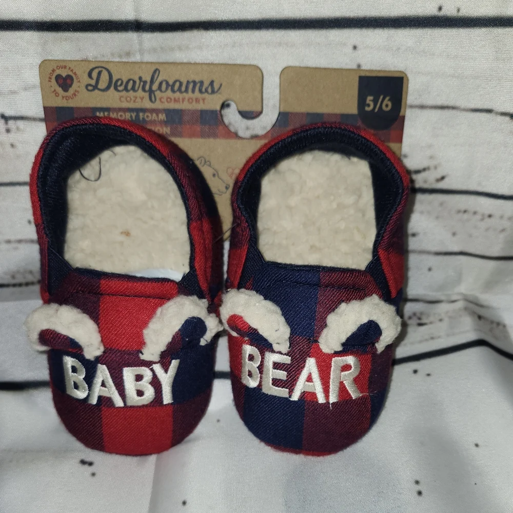 DEAR FOAMS BABY BEAR SLIPPERS
